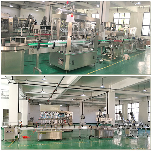 承德灌裝機廠家車間液體灌裝生產線