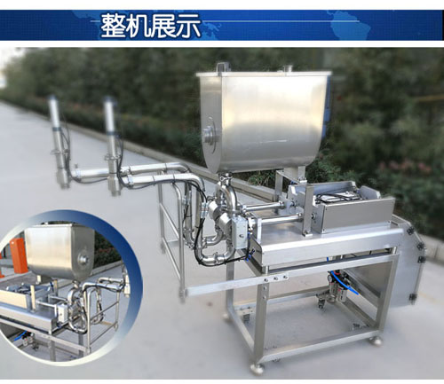 雙頭配線式顆粒辣椒醬灌裝機