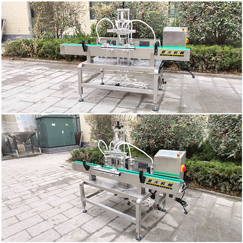 齒輪泵全自動灌裝機實拍