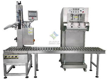 盒裝袋芝麻醬灌裝封口機