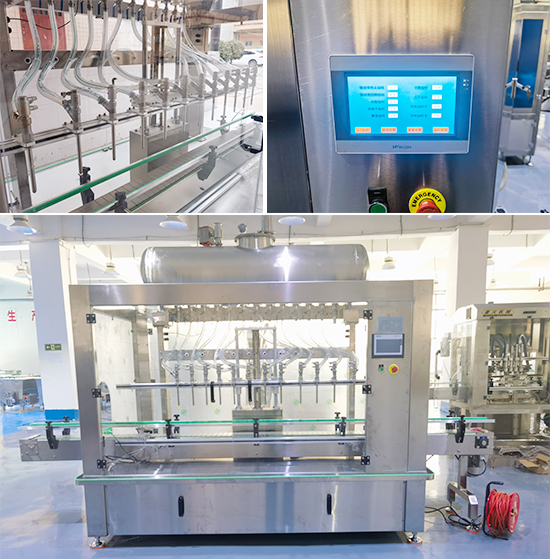大瓶酵素液灌裝機細節展示